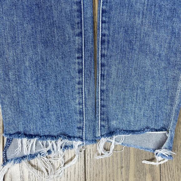 Mother The Stunner Ankle Step Fray Jeans sz 29 Helter Skelter skinny high-rise - Picture 13 of 13